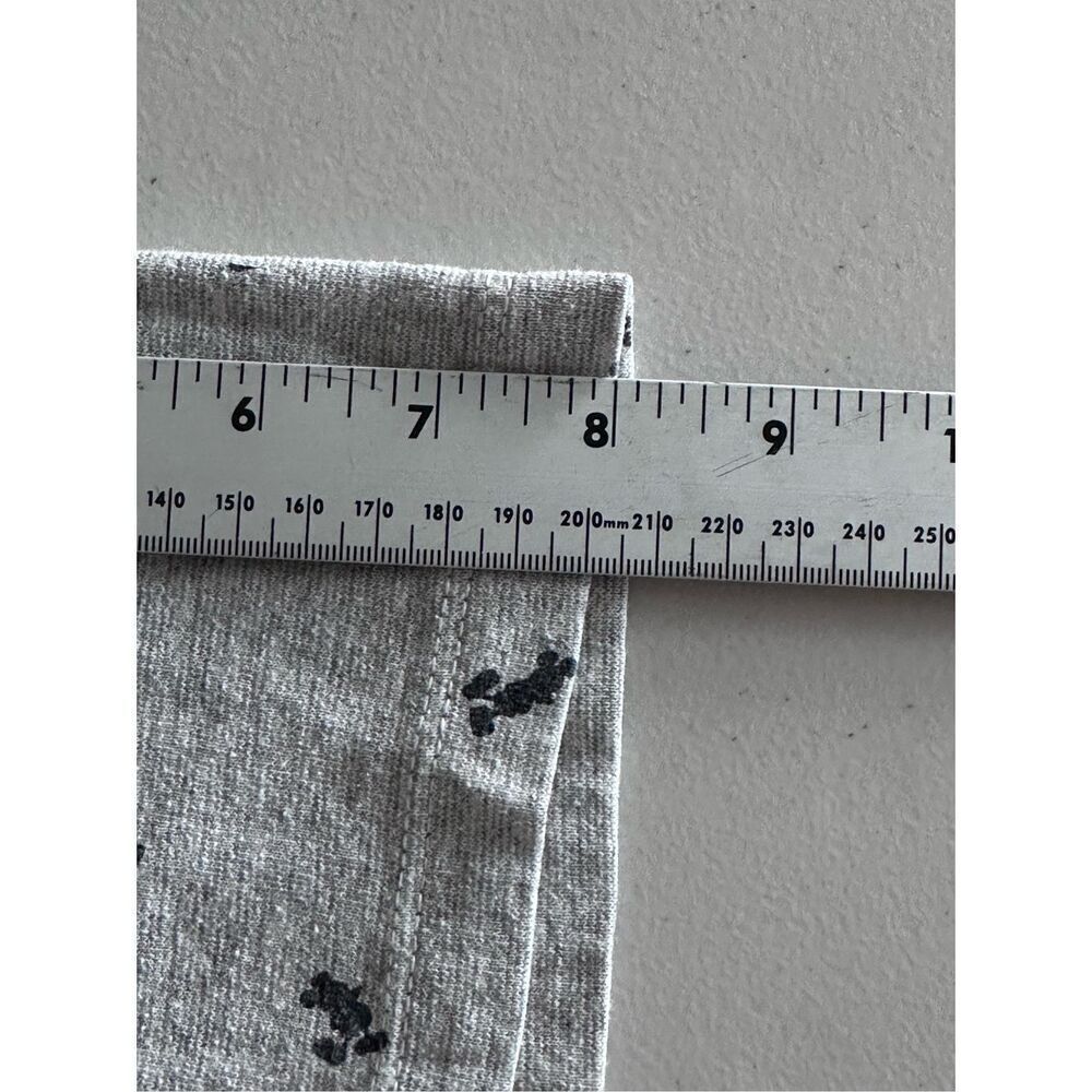 Disney SS T-Shirt Men’s XL Grey‎ Mickey Mouse All Over Print Graphic Logo - Picture 5 of 7